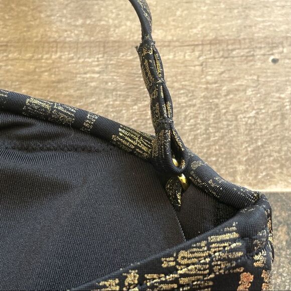 Victoria’s Secret Swim The Flirt Bandeau Bikini Top With Halter Strap Size 36D - Picture 5 of 6